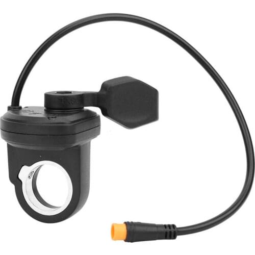 Electric Bicycle Thumb Throttle Grip E-bikeLeft Electric Speed Governing Thumb Throttle Grip Waterproof Connector