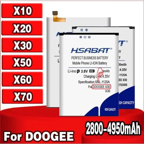 HSABAT DOOGEE X20 Phone Batteries