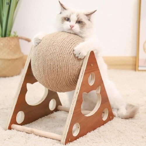 Cat Scratching Board Sisal Climbing Ball for Kitten Toy Furniture Protecting Anti-Scratch Sharpen Nail Claws Grinder Shelf