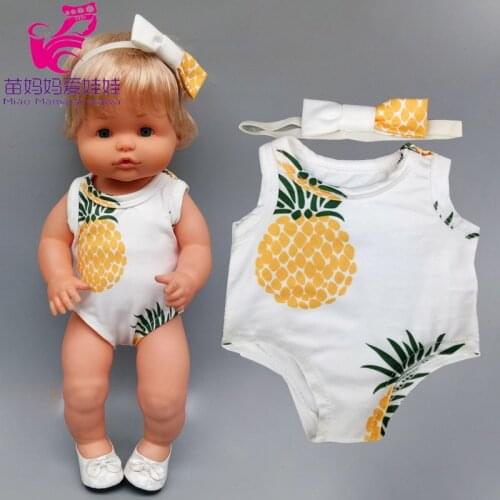 40cm Baby Doll Bikini for 16 Inch Nenuco Ropa Y Su Hermanita Babydoll Swimming Wear