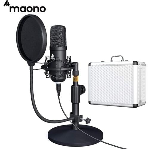 MAONO A04TC USB Microphone Kit 192KHZ/24BIT Professional Condenser Microfono Podcast Streaming Mic for YouTube Gaming Recording