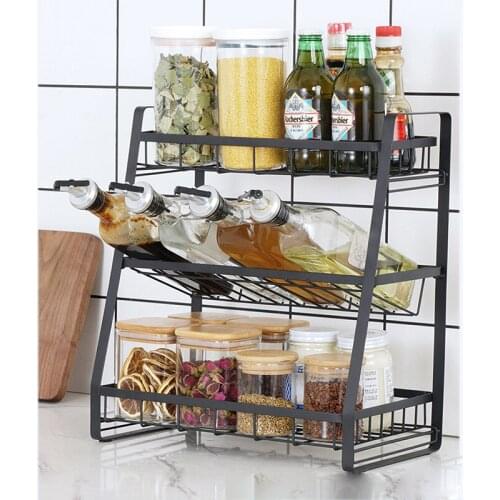 Spice Rack 3 Tier Organizer Compact Caddy Rack For Kitchen Bathroom Office Craft Room Storage Organization Cocina