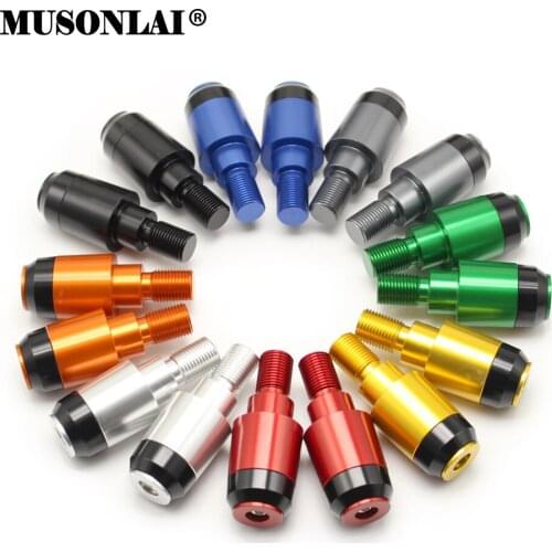 Motorcycle CNC Handlebar Grip Ends Caps Motorbike Handle Bar Ends For Yamaha T-MAX T MAX TMAX 500 530
