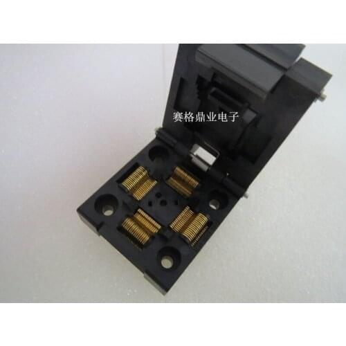 Clamshell 100%New&Original QFP64 IC51-0644-807 IC Burning seat Adapter testing seat Test Socket test bench in stock