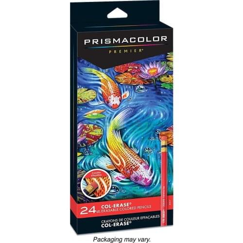 Prismacolor Col-Erase Erasable Colored Pencil, 24-Count, Assorted Colors (20517),Artist Quality,For Adults and Children