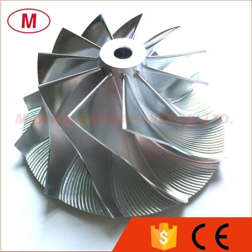 TD04HL 16G 48.30/68.00mm 11+0 blades Forward Turbo Billet Compressor wheel/Aluminum 2618/Milling compressor wheel