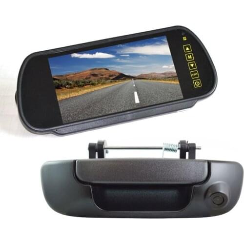 Vardsafe VS206K | Tailgate Reverse Backup Camera + 7 Inch Clip-on Rear View Monitor for Dodge Ram 1500 2500 3500 (2002-2008)