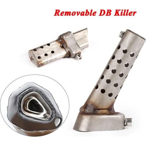 Motorcycle Exhaust Muffler Pipe Removable DB Killer Silencer Baffle Reduce Sound Stainless Steel