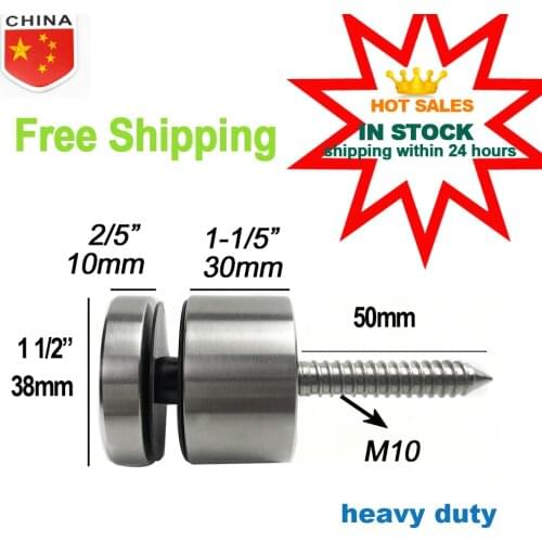 YL Free Shipping Frameless Glass Railing Clamp Bracket Standoff for Stair Balcony