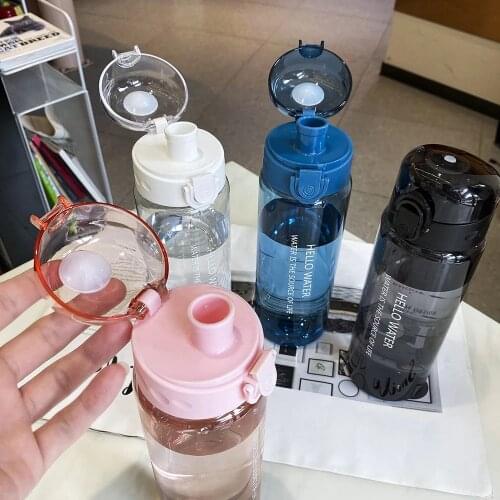 780ml Plastic Portable Sport Student Water Bottle for Drinking Tea Mug Outdoor Outside Camping Supplies Coffee Kitchen Tools
