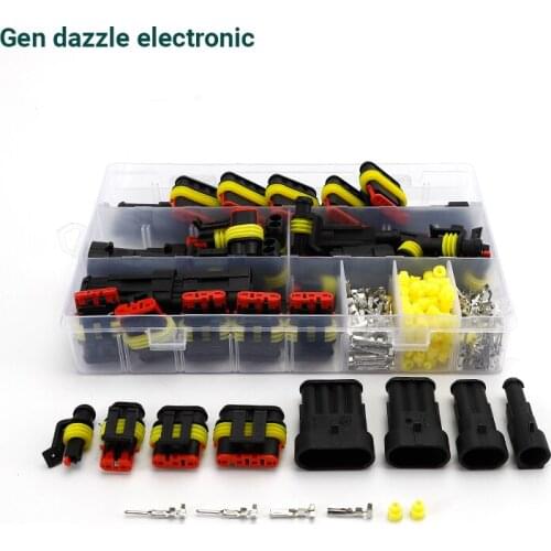 Car Electrical Wire Connector Plug Automotive Waterproof 1/2/3/4 Pin Motocycle Truck Harness Male Female