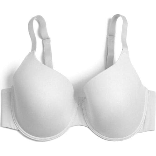 Hot Selling white bra Underwire Cotton Bras BH Plus Size Thin Bralette For Women 34 36 38 40 42 44 46 48 C D E F G H