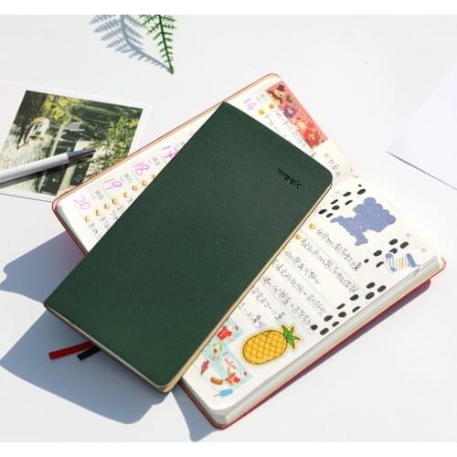 A6 Weekly Planner Organzier 2020 2021 Agenda Self-filling Time Schedule Plan Notebooks and Journals Diray Office Management Book
