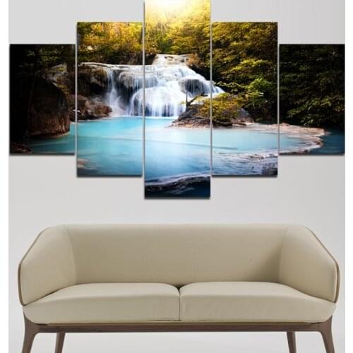 Canvas Painting Oil Modular Frameworks Pictures Calligraphy Art Mural for Living Room Door Decor on the Wall