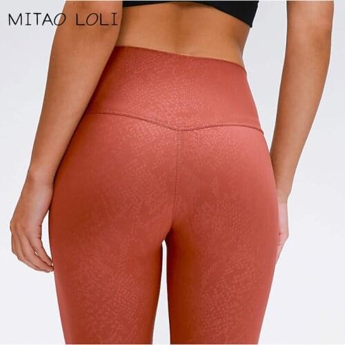 MITAO LOLI CLASSIC 4.0 Snake-Camo-Geometric Yoga Pants Fitness Workout Leggings Women Naked-feel Squat Proof Gym Sport Tights