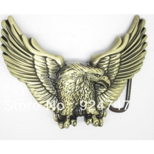 Brass Eagle Western Belt Buckle