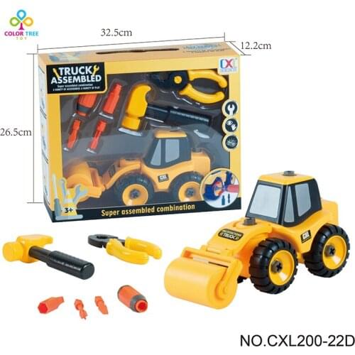 Diecast Mini Alloy Trucks Engineering Tractor Construction Vehicle Toy Dump Truck Model Classic Toys Gifts For Kids -2