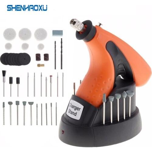 3.6V Multi-function Electric Dremel Engraving Mini Drill Grinder polishing machine Variable Tool with 43pcs Power Tools