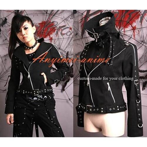 Gothic Lolita Punk Fashion Jacket Coat Cosplay Costume Tailor-made[CK1213]