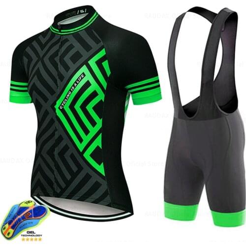 NEW 2021 Team RAPHAFUL Cycling Jerseys Bike Wear Clothes Bib Gel Sets Clothing Ropa Ciclismo Uniformes Maillot Sport Wear
