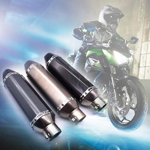 Motorcycle Exhaust pipe Modified Muffler 36 51mm Universal For Kawasaki Ninja EX500 EX650 ER-6F ER-6N ZX9R ZXR400 ZZR600 Z750S