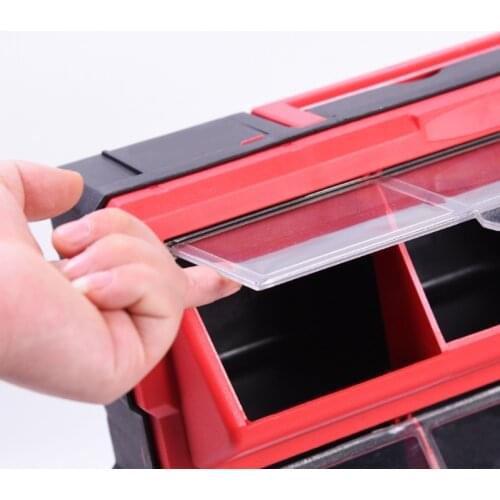 Storage Tool Case Plastic Parts Storage Hardware Grid Craft Cabinet Tool Drawer