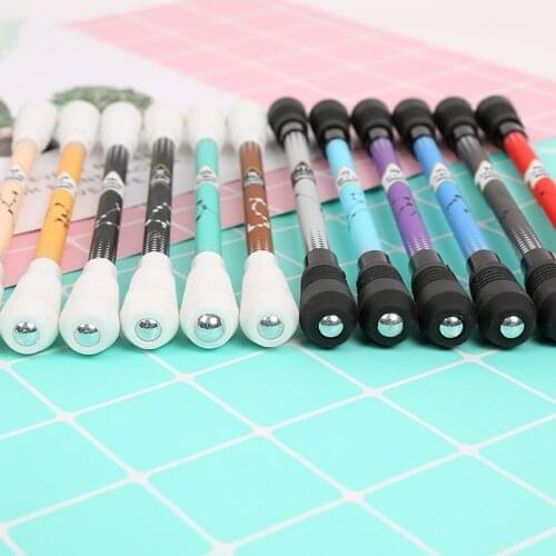 Funny Rotating Pen Spinning Gaming Pen for Kids Students Writing Toy Pens Kawaii Ballpoint Pen Cute Stationery School Supplies