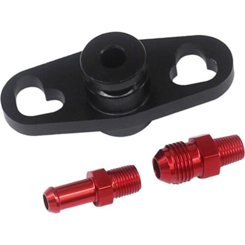 Fuel Rail Pressure Regulator Adapter for Mitsubishi with fittings
