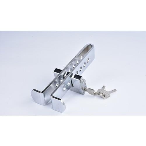 Universal Car Clutch Lock Auto Brake Pedal Lock Throttle Accelerator Security Steel Stainless Anti-Theft Tool Pedal Lock