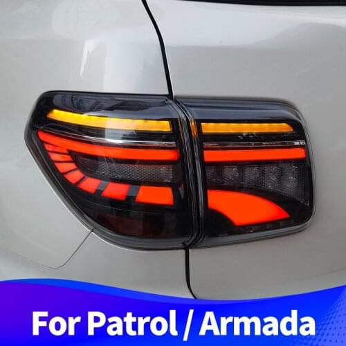 Taillight Assembly for Nissan Patrol Y62 2012-2018 Nissan Armada LED running light LED sequential turn signal LED brake light
