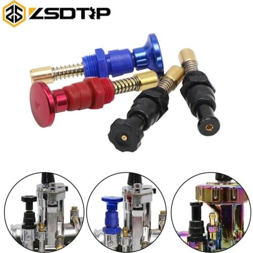ZSDTRP Universal Carburetor throttle valve assembly concentrated handle manual valve control switch Fit For PWK 21-40 PE 24-30