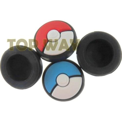 6pcs Poke ball Thumb Stick Grip Cap Joystick Cover For Nintend Switch Lite NS JoyCon Controller Thumbstick Case