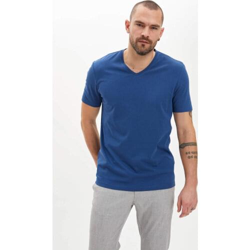 Мужские однотонные футболки DeFacto China At AliExpress