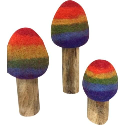 Baby Wooden Pure Wool Handmade Simulation Four Seasons Forest Play House Toys Birthday Gift Decoration Ornaments Kids Toys