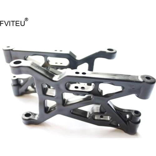 FVITEU Black Plastic Front suspension A arm kits For 1/5 Losi 5ive T Rovan LT King Motot X2