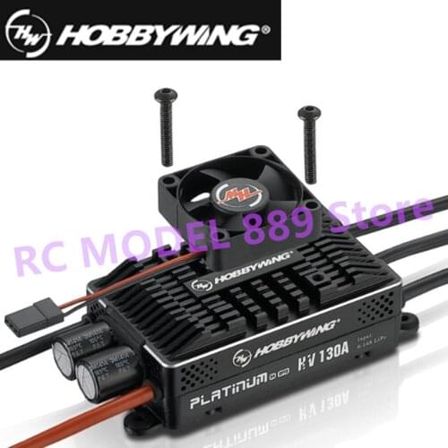 Hobbywing Platinum HV 130A V4 BEC /HV 130A OPTO 5-14S Lipo Empty mold Brushless ESC for RC Drone Helicopter Aircraft
