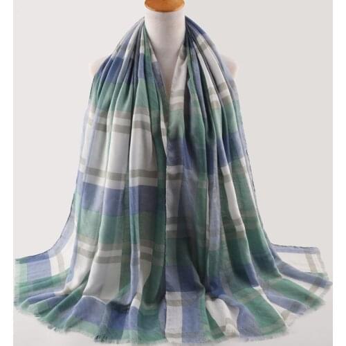 Plaid print cotton scarves,cotton plaid scarf,geometric scarf,Muslim hijab,shawls wraps,muffler,shawls and scarves,british style