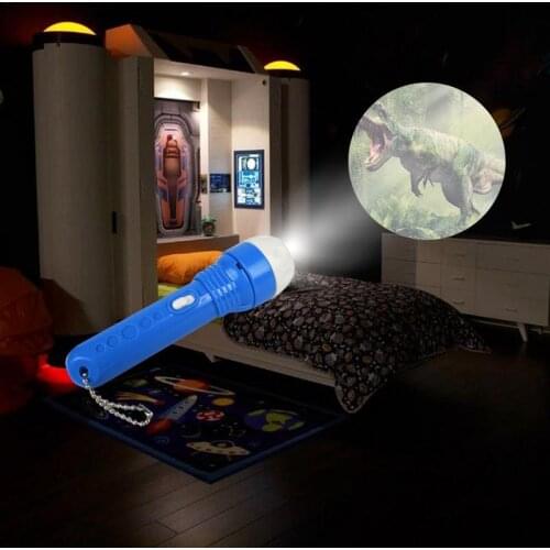 Frozen Cartoon Projector Lamp 3D Baby Sleep Story LED Light Novelty Projector Flashlight Kids Christmas Gifts Toy Lights 40