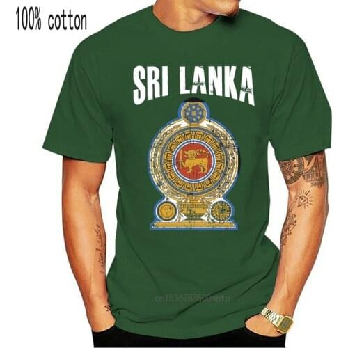 Summer Hot Simple Short-Sleeved Cotton T-Shirt Sri Lanka T-Shirt