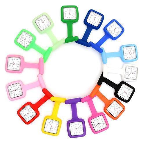 Fashion Pocket & Fob Watches Silicone Nurse Watch Brooch Tunic Fob Watch with Free Battery Doctor Medical Reloj De Bolsillo 02