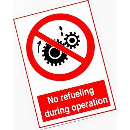 Do Not Refuel During Creative Operation Car Stickers PVC Personality Fashion Body Waterproof Decals Are Beautifully Decorate