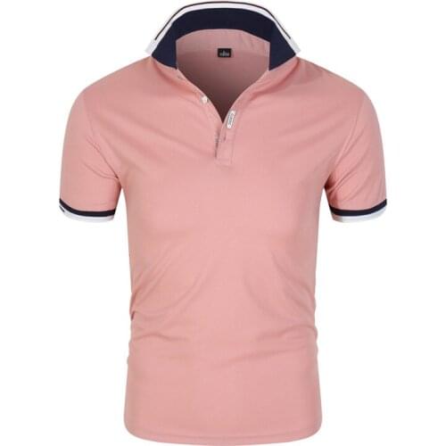 2021 new Polo shirt short-sleeved summer handsome and comfortable shirt trendy brand fashion casual mens Polo shirt mens shirt