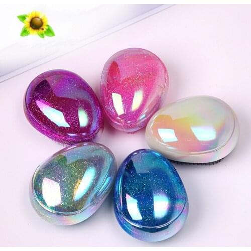 Plastic Comb egg-type hair comb anti-knot shun hair comb straight hair comb