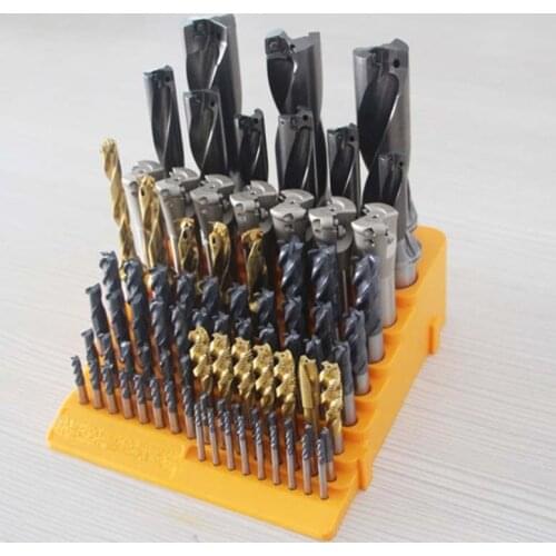 1pcs 84 holde plastic Storage box for milling cutter drill bit endmill CNC tool U drill parts collecting Collecting Box