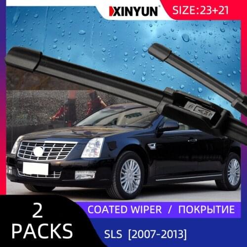Coated wiper Front Wiper Blades For Cadillac SLS 2007-2013 Windshield Windscreen Front Window 23"+21"