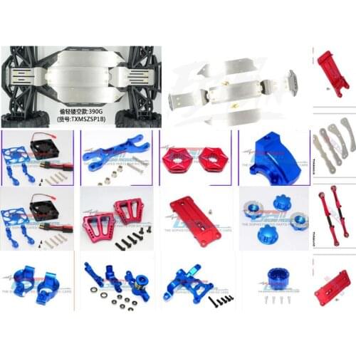 Traxxa X-MAXX XMAXX Monster Truck Upgraded Metal enhanced Chassis Frame armor protection