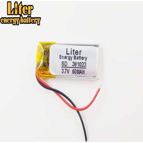 Polymer 381023 smart Bracelet bone conduction Bluetooth headset shoe light lithium battery manufacturers direct sales