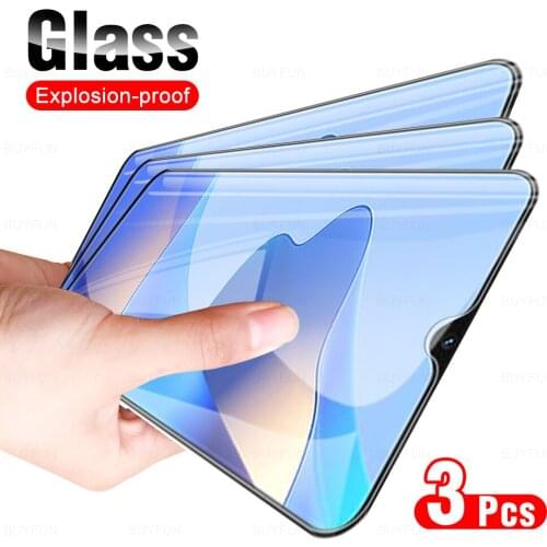 3Pcs HD Full Cover Protective Glass For OPPO A16 2021 Phone Screen Protector Glasses Film For O PPO A 16 16A 2021 CPH2269 6.52"