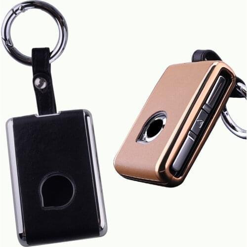 Remote Key Fob Shell Cover Protector Case With Key-chain Car Fit For Volvo S60 S80 S90 C30 V70 V90 XC40 XC60 XC70