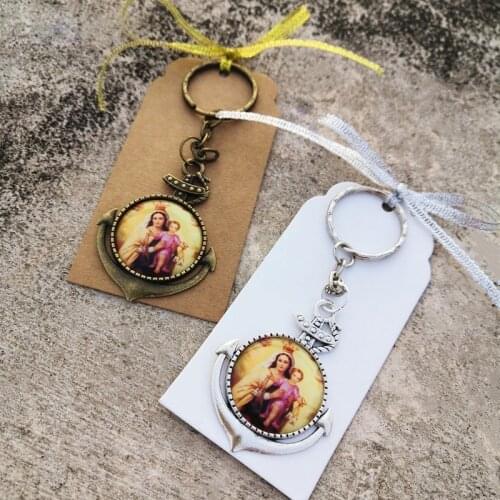 100pcs Custom Wedding Favors Party Gifts Birthday Gifts Ocean sailing boat Anchor with Photos and name keyring Thank you gift